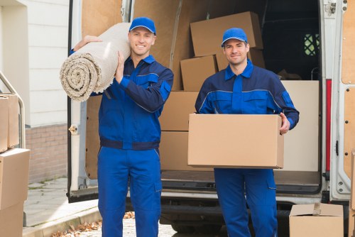 Man And Van Vauxhall service supporting a local move in a busy urban area