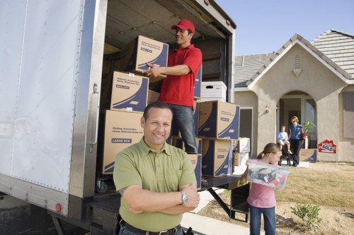 Packing and loading items into a moving truck in Vauxhall
