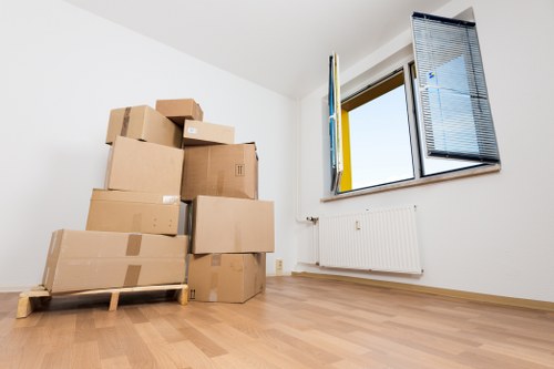 Local Vauxhall moving team loading student furniture and boxes