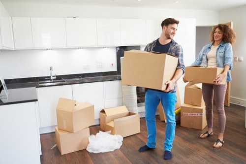 Man And Van Vauxhall demonstrating a careful and responsible moving process