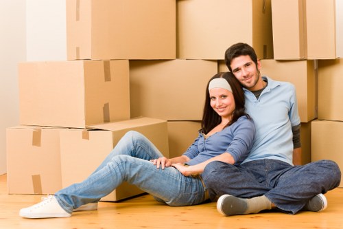 Checklist and packing materials for a planned office move in Vauxhall